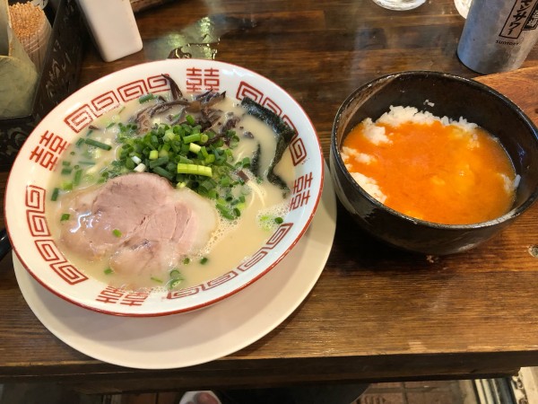 「豚骨ラーメン（明太子TKG）」@Hale Bale&豚骨バリカタの写真