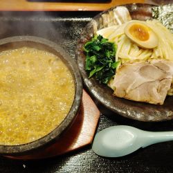 濃厚豚骨伊勢海老つけ麺（大盛）