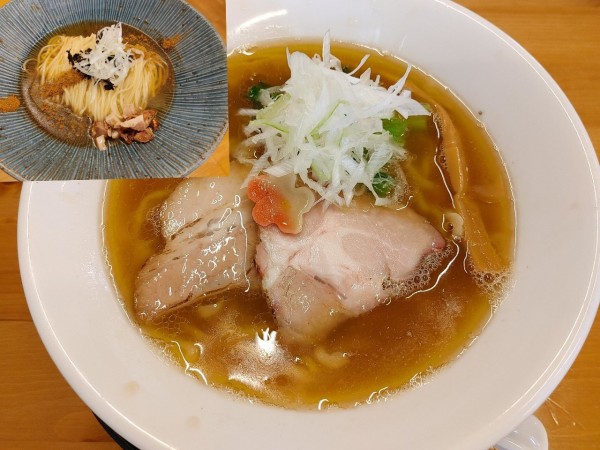 「こはね中華そば880円＋和え玉400円」@麺彩 こはねの写真