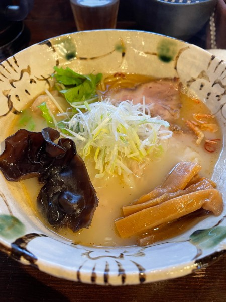 「焼きあご塩 海老ワンタン」@いち井の写真