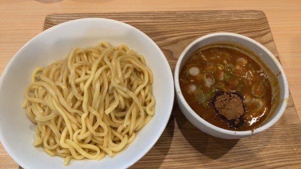 「つけ麺辛口大盛り」@麺や 樂笑の写真