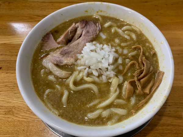 「中華そば（カレーチーズ）大盛」@中華そば136の写真