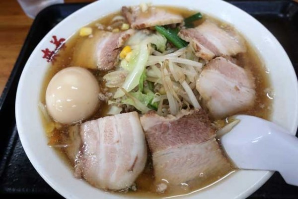 「正油タンメン　830円＋チャーシュー　320円他」@喜多方ラーメン 来夢 喜多方本店の写真