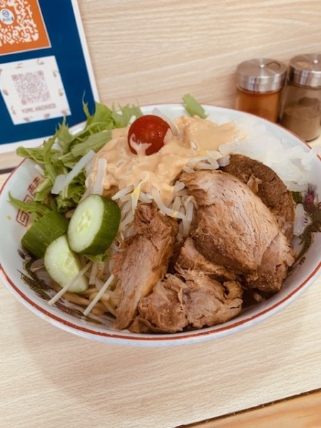 「ラーメン 900円　ひやちゅうver.100円」@夢を語れ 八王子の写真