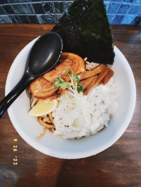 「[夏限定]冷やしすっきりそば 並 250g」@麺屋みつば＋クローバーの写真