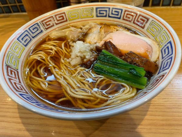 「雲呑中華そば￥1,250」@ほっこり中華そば もつけの写真