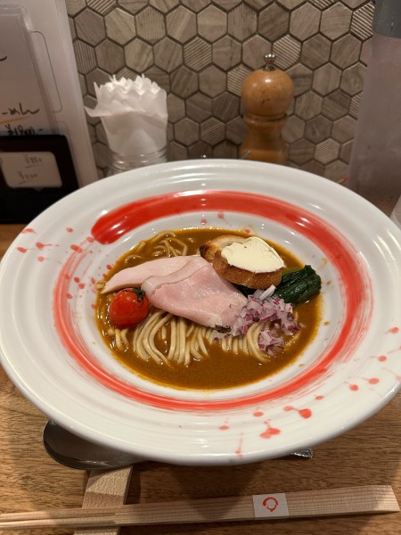 「元祖海老丸らーめん＋味玉　1510円」@海老丸らーめんの写真