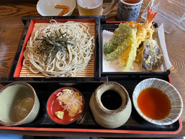 「天ざるそば」@中野屋 湯沢本店の写真