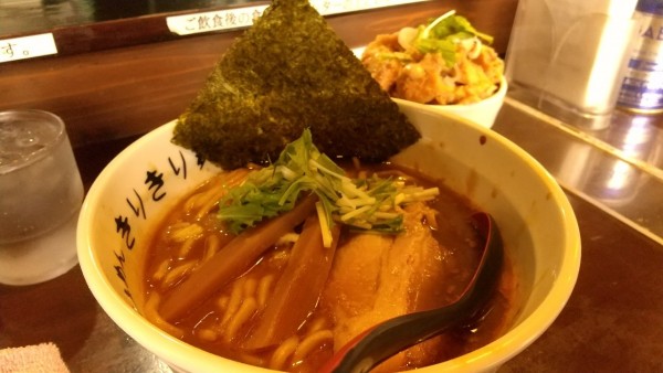 「#らぁめん黒 #950円 #肉飯 #250円」@葉月直系 きりきり舞の写真