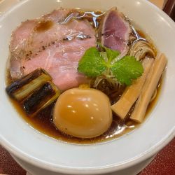 煮卵紀州鴨そば