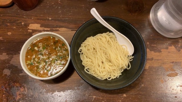 「つけ麺並850」@鶏の穴の写真