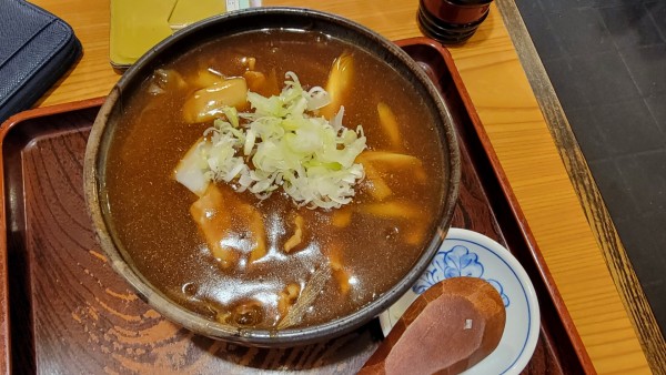 「カレー南蛮うどん」@そば処 戸越 敷島屋の写真