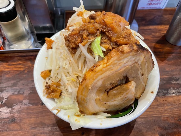 「濃厚雷そば　並」@雷 北松戸本店の写真