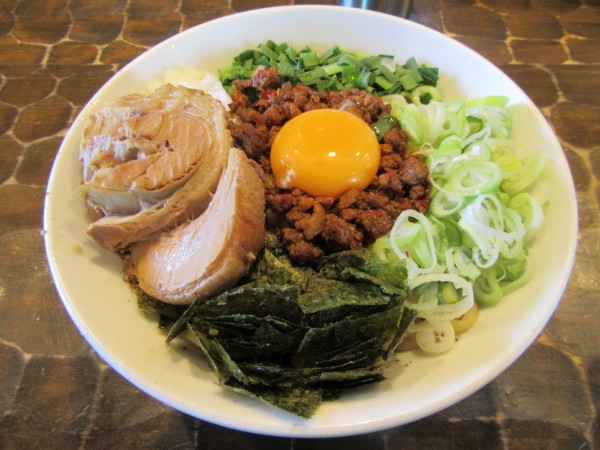 「特級台湾まぜそば（１１５０円）」@特級鶏蕎麦 龍介の写真