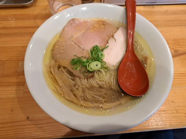 「塩そば」@自家製麺 竜葵の写真