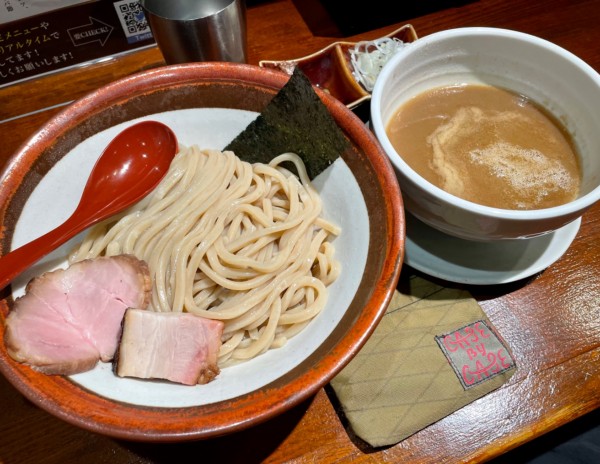 「つけ麺＋大盛＋杏仁豆腐」@長男、ほそのたかしの写真