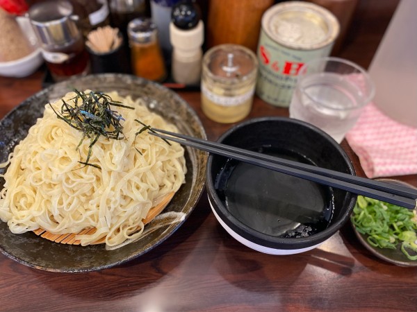「かまやつのざる麺大盛」@醤油らーめん かまやつの写真