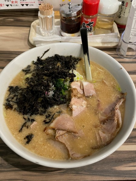 「背脂チャーシューめん　1,067円」@らあめん 天山の写真