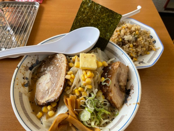 「ブッチャーみそ➕半チャーハン」@チャーシュー専門店 チャーシュー力A 鶴ヶ島駅前店の写真