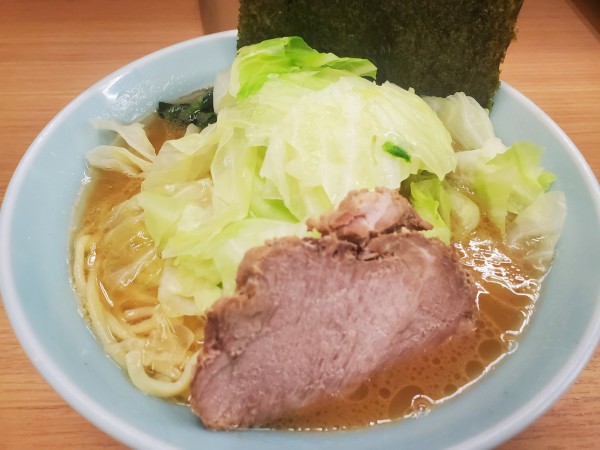 「キャベツラーメン並」@横浜ラーメン 武蔵家 日吉店の写真