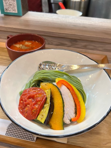 「えびと豆乳の冷製担々つけ麺」@えびそば 緋彩の写真