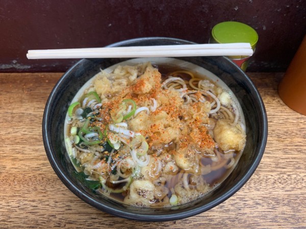 「たぬきそば 350円」@きぬそばの写真