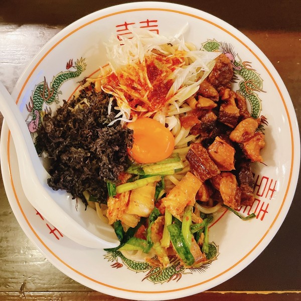 「【限定】牛スジ辛まぜそば」@づゅる麺 池田の写真