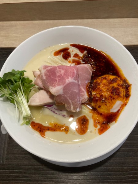 「冷やし豆乳煮干しramen」@鶏白湯泡ramenたまきの写真