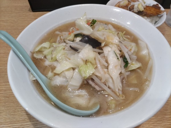 「タンメン + ミニ豚バラ丼 (980円)」@中華 味一の写真