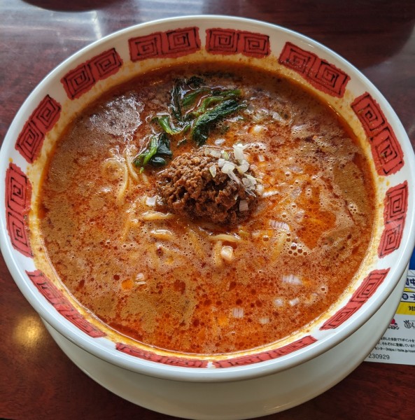 「辛口四川担々麵」@バーミヤン 川口伊刈店の写真