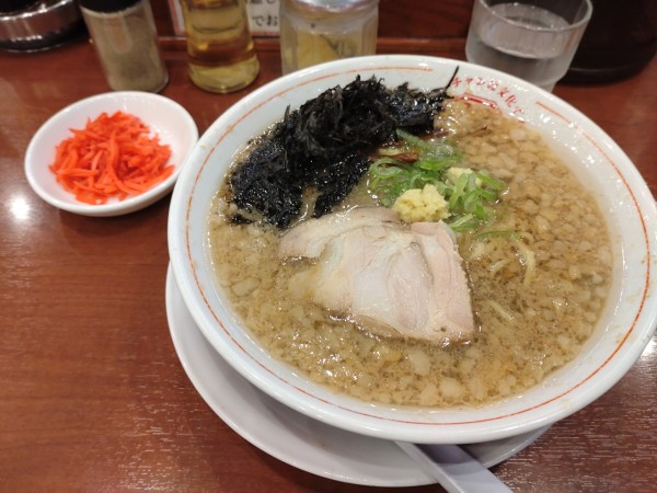 「背脂生姜ラーメン」@ラーチャン専門 我武者羅 橋本店の写真