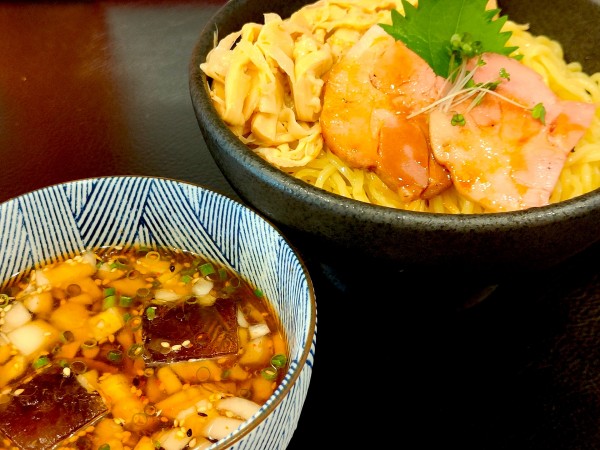 「冷やしつけ麺＋メンマ」@麺屋宗 -sou- 高田馬場本店の写真