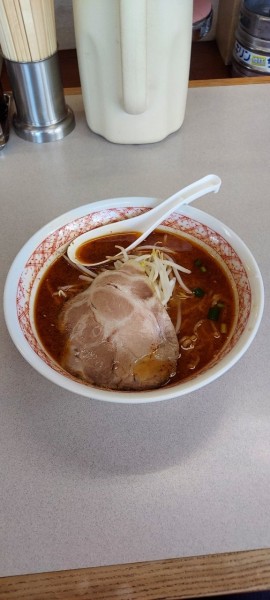 「辛味噌ラーメン(M)」@ラーメンめん丸 甲西店の写真