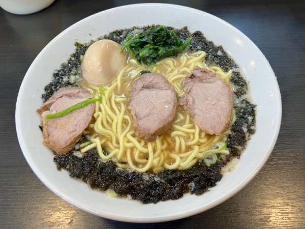 「コリのりラーメン(小)＋味玉」@ラーメンショップ 糸魚川店の写真