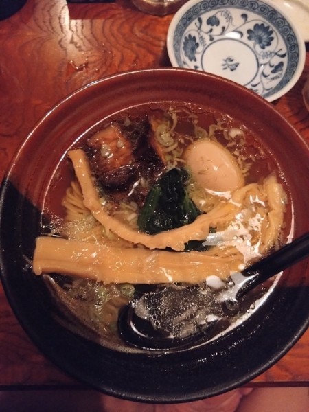 「ゆず入り塩ラーメン」@屋台ラーメン 支那そば つくもの写真