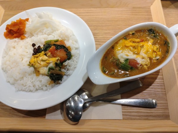 「ポパイカレー　１１００円」@Spice&Vegetable 夢民の写真