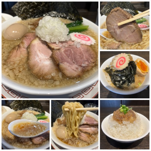 「特製背脂中華ソバ 1250円 背脂ごはん300円」@Miya De La Soulの写真