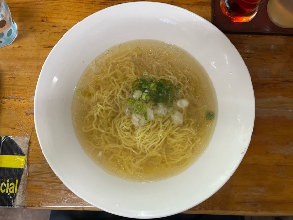 「素ラーメン 塩」@支那そば一麺 豊里店の写真