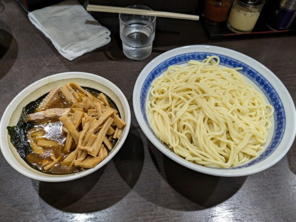 「つけめん中1000円チャーシュー350円」@中華そば べんてんの写真