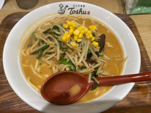 「野菜味噌ラーメン大盛」@れんげ食堂 Toshu 二子新地店の写真