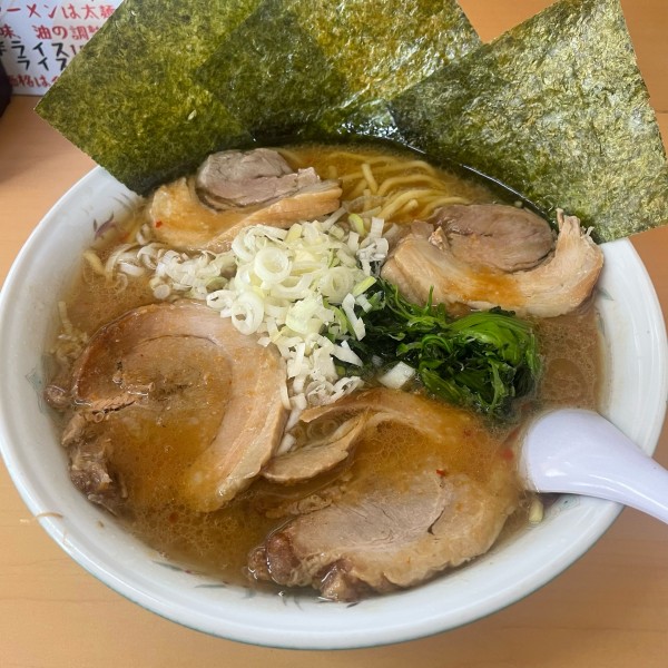 「味噌チャーシュー　濃いめ」@らーめん一家の写真