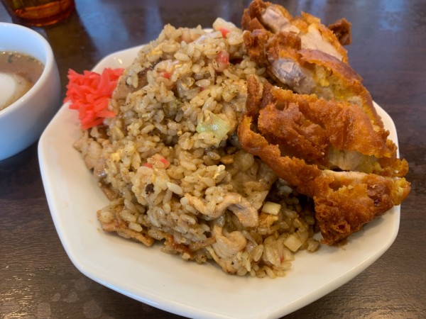 「排骨焼めし　1,000円」@極濃湯麺 フタツメ 越戸店の写真