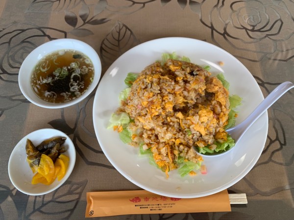 「激辛レタスチャーハン　970円」@南地楼の写真