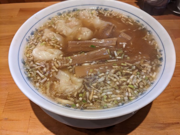 「タケノコワンタン麺」@ウミガメ食堂の写真