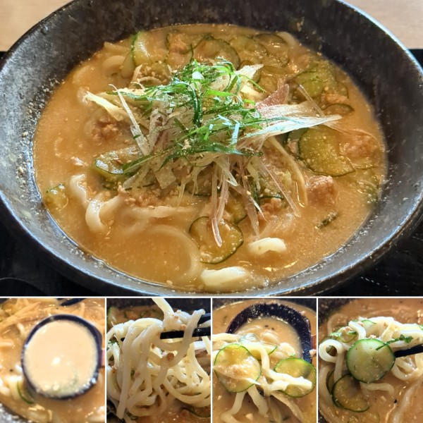 「冷や汁うどん　800円」@鳥番長 東日本橋店の写真