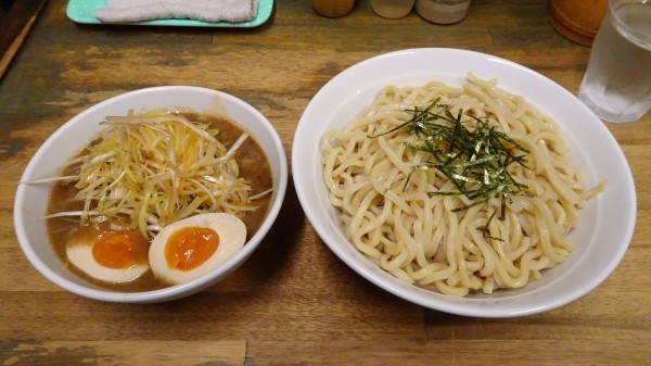 「ねぎつけ麺大盛り（1,150円）＋味付け玉子（100円）」@藍華の写真