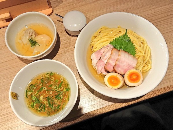 「特製昆布水つけ麺(白醤油)」@支那蕎麦 澤田の写真
