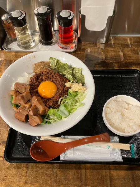 「特級台湾まぜそば」@特級鶏蕎麦 龍介 PLAY atre TSUCHIURA店の写真