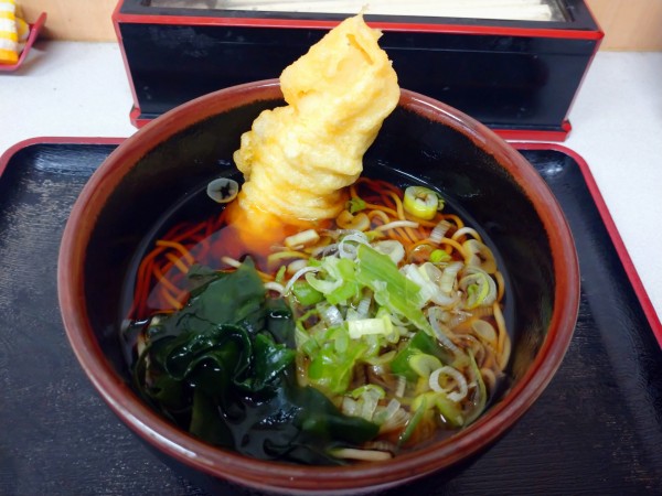 「イカ天そば（450円）」@めんやの写真