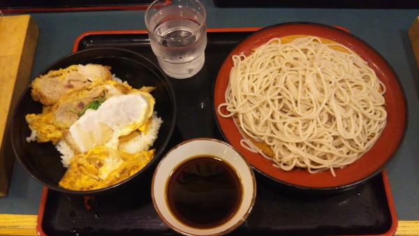 「【店舗限定？】肩ロースかつ丼セット」@小諸そば 茅場さくら通り店の写真